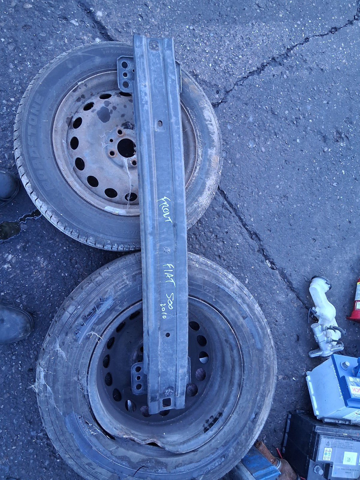 2010 FIAT 500 LOUNGE MK1 FRONT BUMPER REINFORCEMENT CRASH BAR