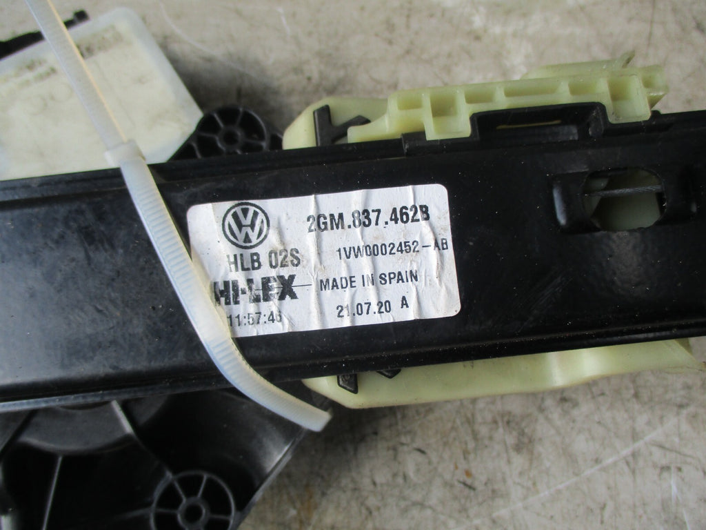 VW VOLKSWAGEN T CROSS 2021 OSF DRIVER FRONT WINDOW MOTOR REGULATOR 2GM837462B