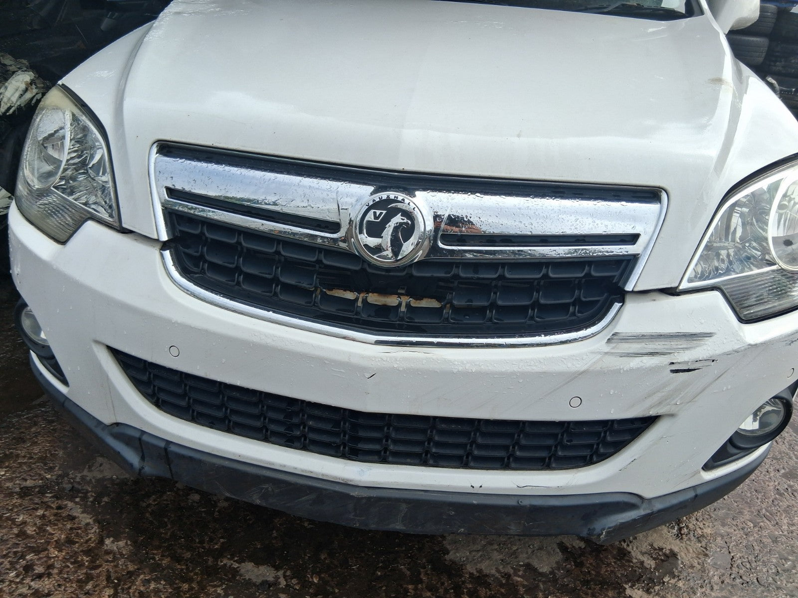2015 VAUXHALL ANTARA MK1 FRONT COMPLETE BUMPER FOG LIGHT WHITE GAZ