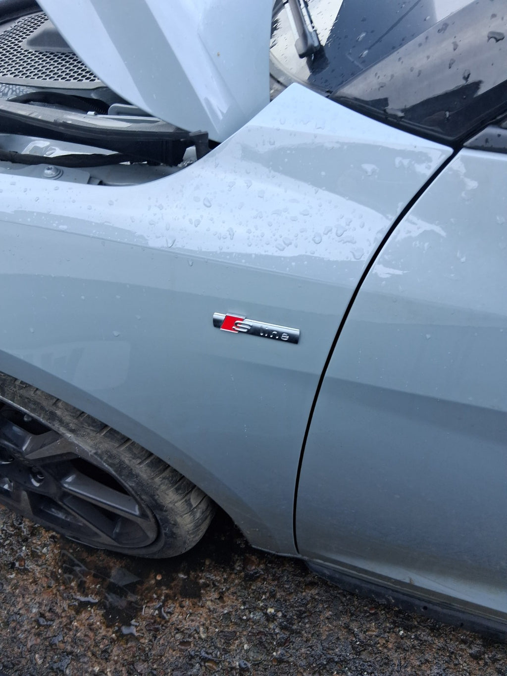 2025 AUDI A1 S LINE MK2 GB NSF PASSENGER SIDE FRONT LEFT WING PANEL GREY Z7F