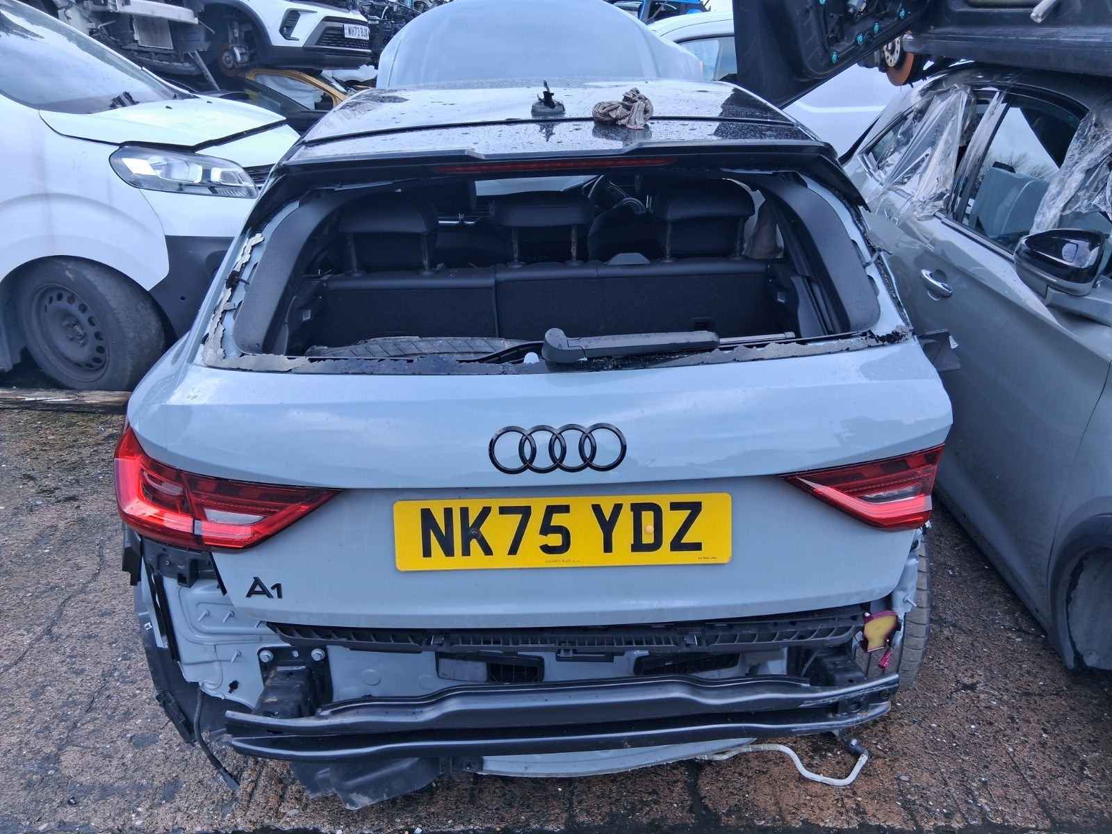 2025 AUDI A1 S LINE MK2 GB OSR DRIVER SIDE REAR RIGHT EXTERIOR DOOR HANDLE