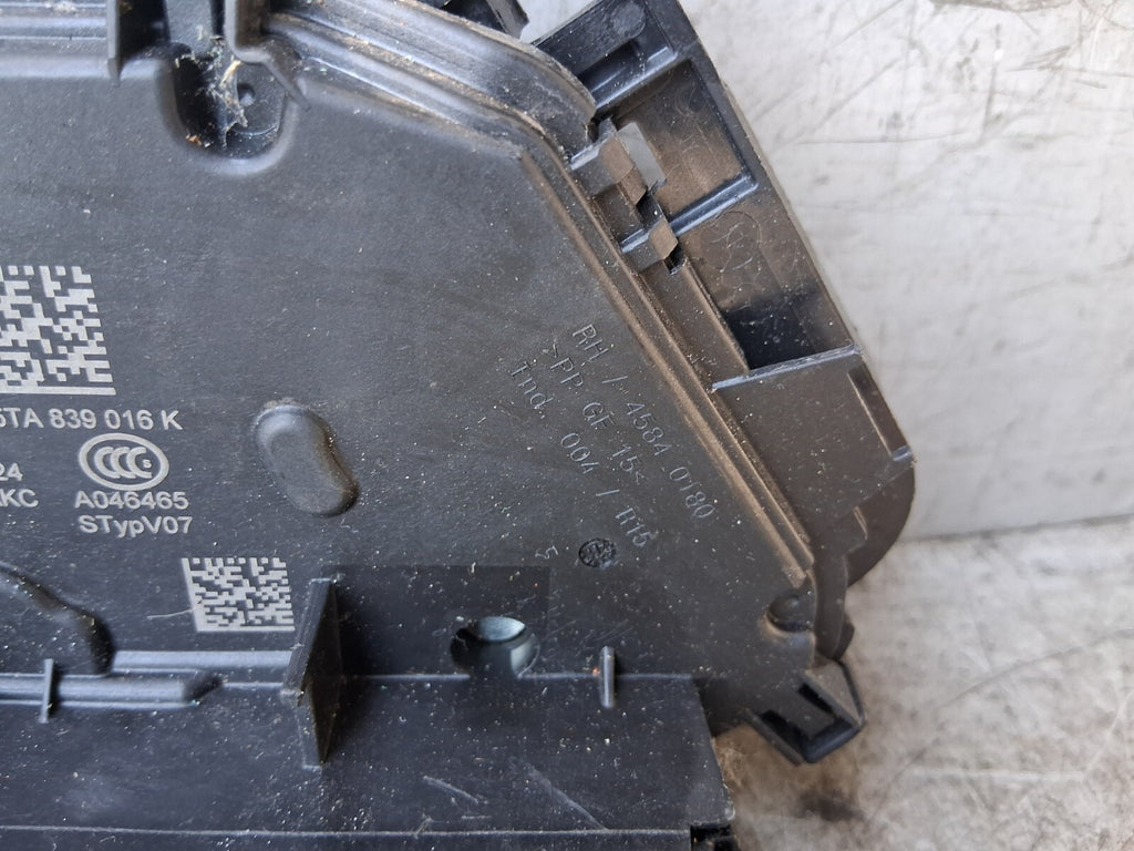 VW VOLKSWAGEN GOLF MK7 OSR DRIVER SIDE REAR DOOR LOCK MECHANISM 45840180