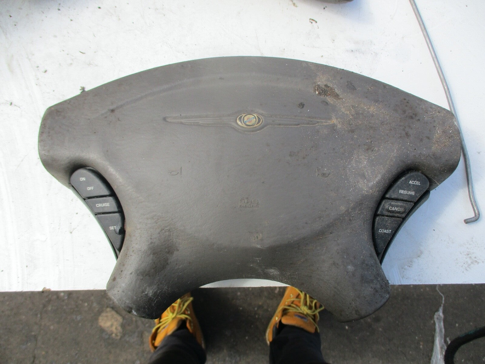 CHRYSLER VOYAGER 2001 STEERING WHEEL SAFETY BAG UNIT ONLY 73427A
