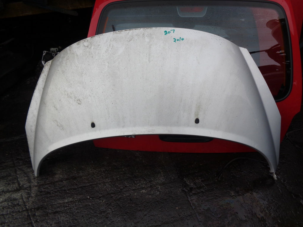 PEUGEOT 207 2010 3 DOOR COMPLETE BONNET HOOD PANEL SILVER