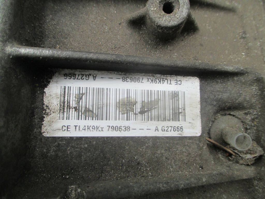 RENAULT MEGANE SCENIC MANUAL GEARBOX TRANSMISSION TL4 610186 DA TL4K9K    GB7