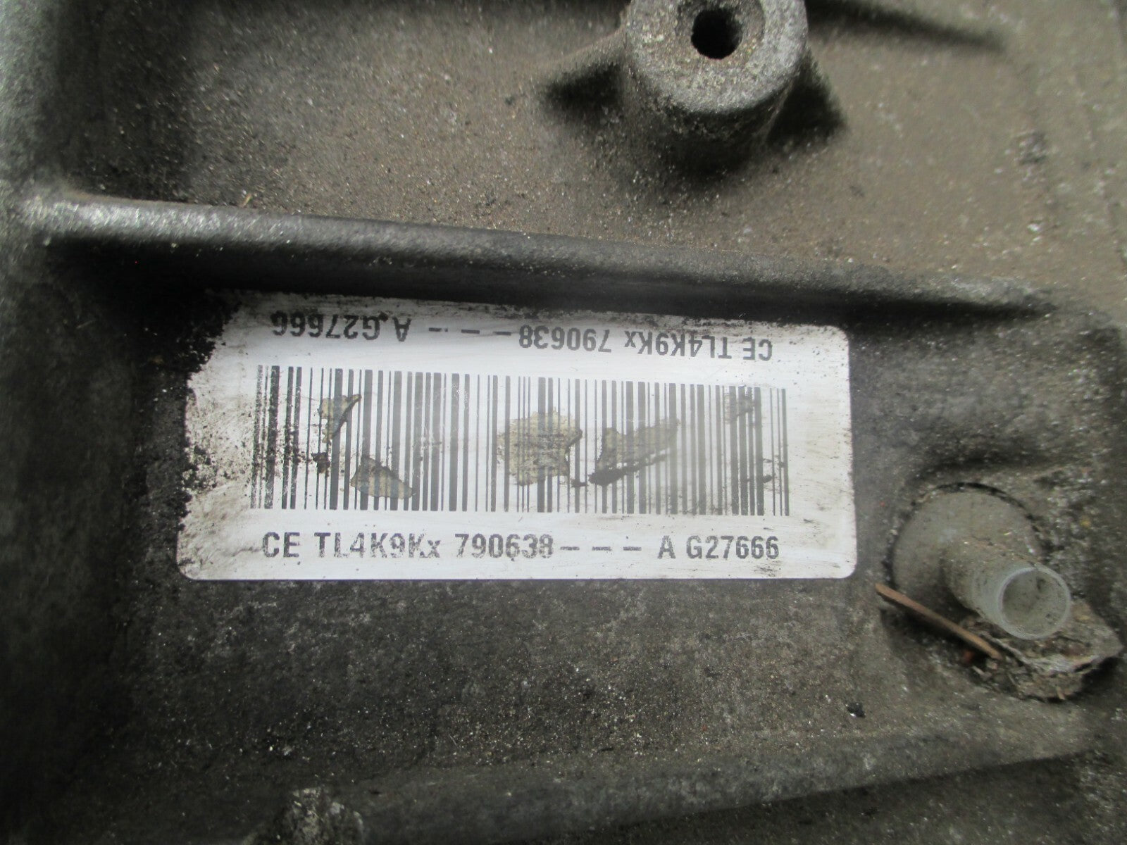 RENAULT MEGANE SCENIC MANUAL GEARBOX TRANSMISSION TL4 610186 DA TL4K9K    GB7