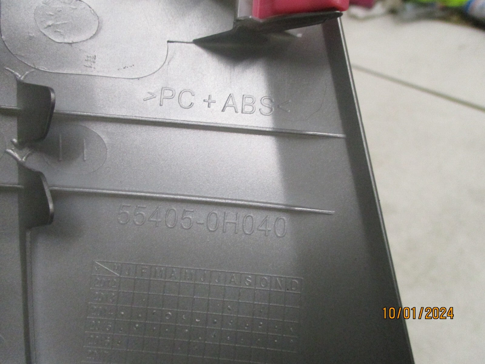 PEUGEOT 108 2016 CENTRE DASHBOARD DASH DISPLAY SWITCH SURROUND 554050H040