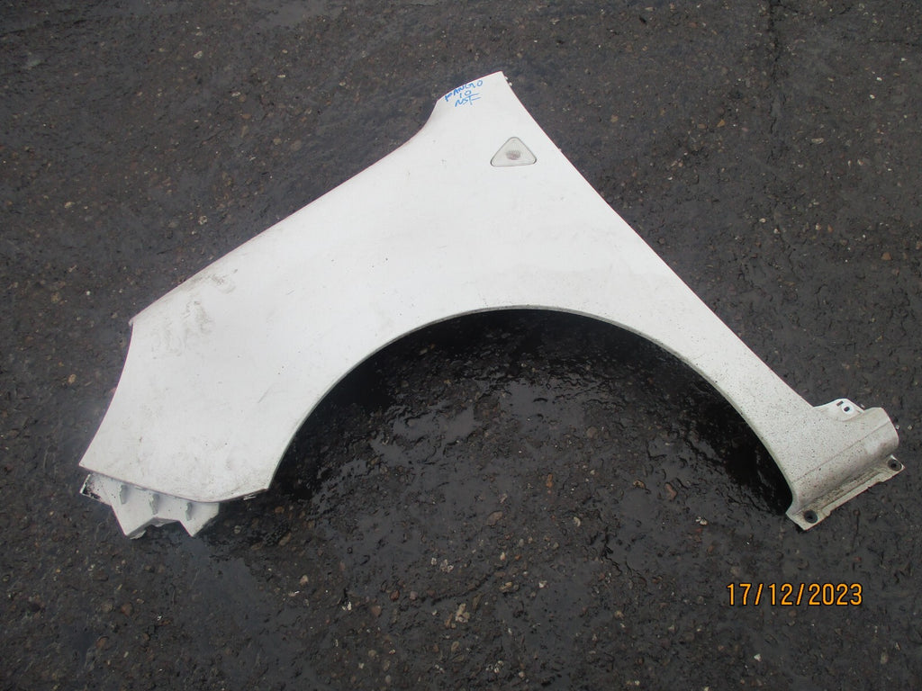 2010 RENAULT KANGOO MK2 NS PASSENGER SIDE FRONT WING PANEL WHITE