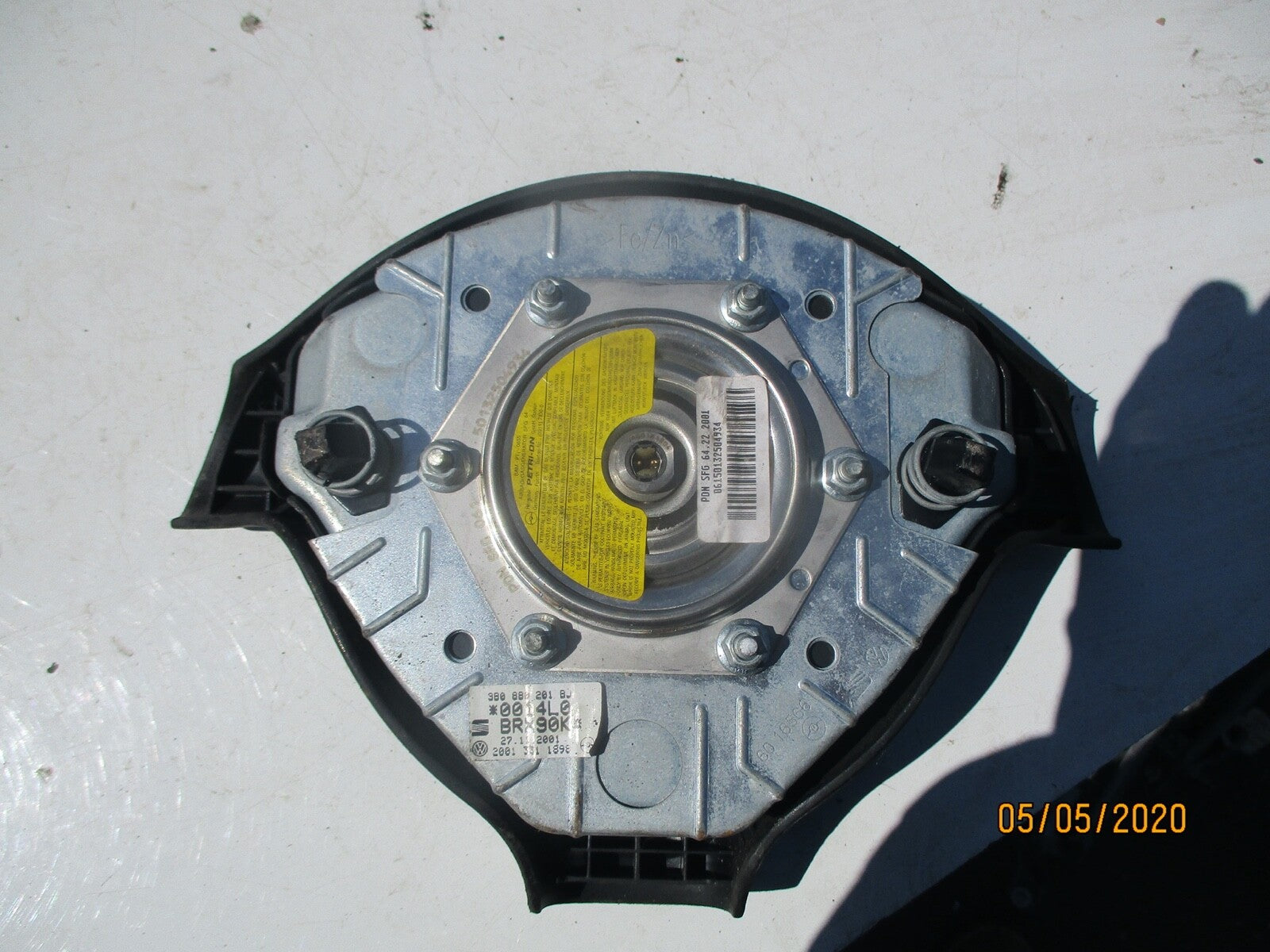 VOLKSWAGEN VW GOLF MK4 STEERING WHEEL SAFETY BAG 3B0880201BJ
