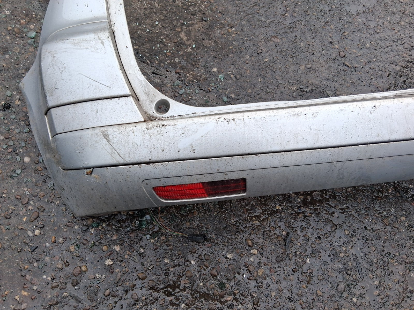 2008 CITROEN C4 PICASSO COMPLETE REAR BUMPER SILVER