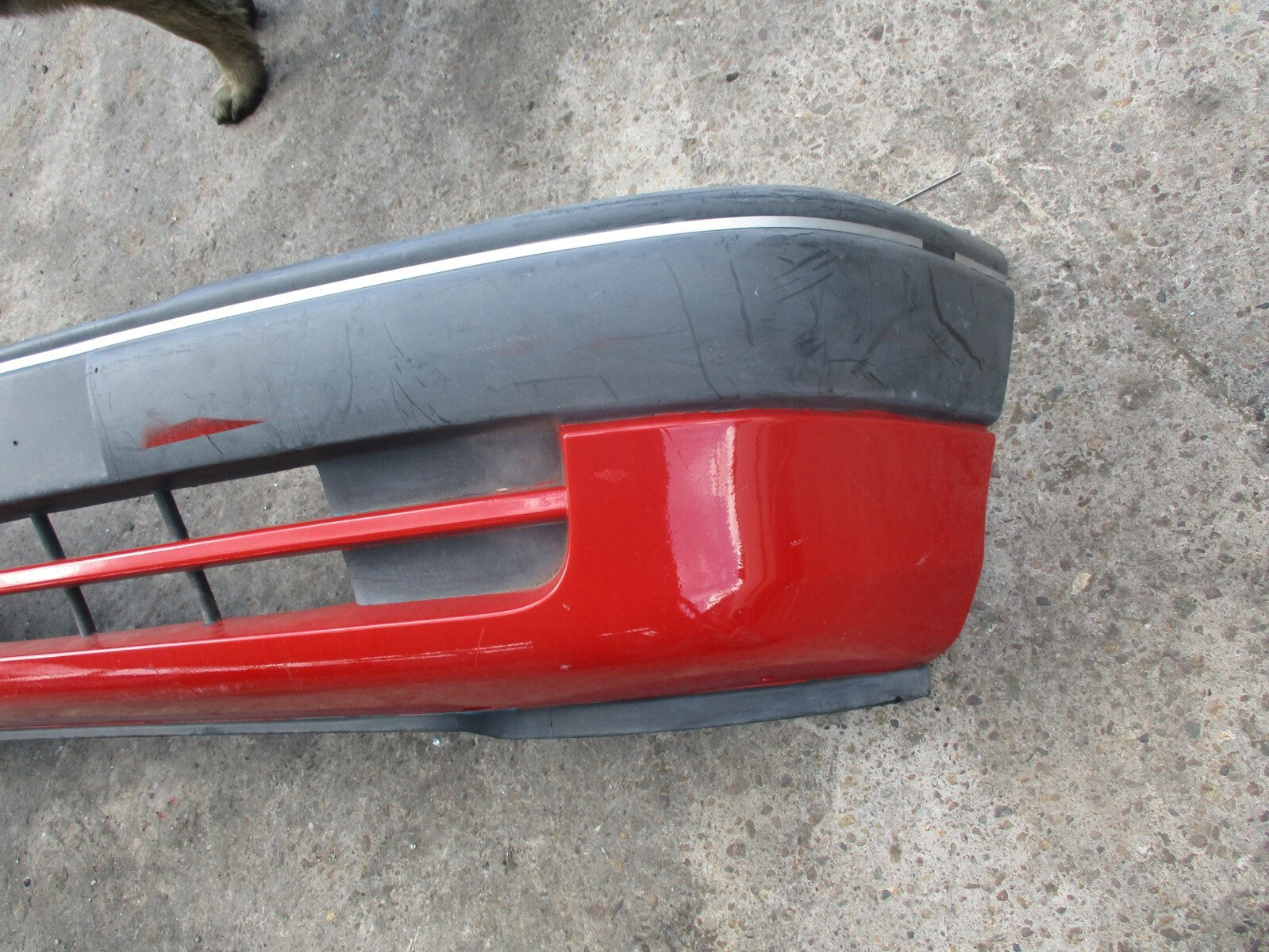 VAUXHALL ASTRA F FRONT COMPLETE BUMPER RED