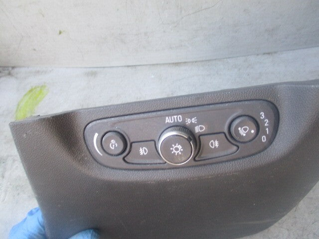 2019 VAUXHALL INSIGNIA HEADLIGHT & FOG LIGHT CONTROL SWITCH 39121795