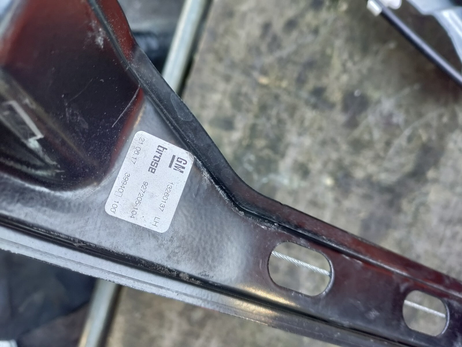 VAUXHALL ZAFIRA C MK3 NSF PASSENGER SIDE WINDOW MOTOR & REGULATOR 20951581