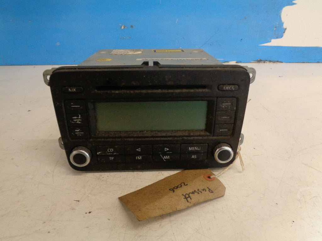 VW VOLKSWAGEN PASSAT 2006 CD PLAYER RADIO STEREO HEAD UNIT 1K0035186P