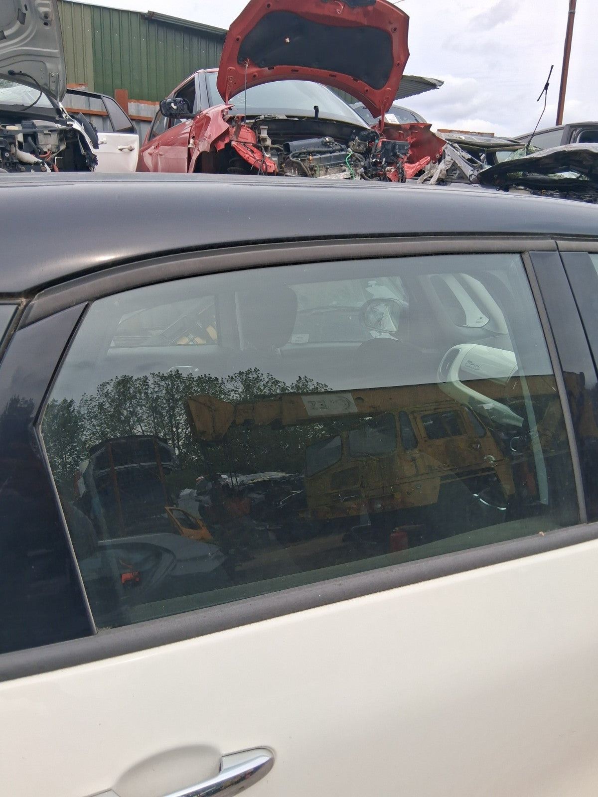 2019 FIAT 500L URBAN OSR DRIVER SIDE REAR WINDOW GLASS