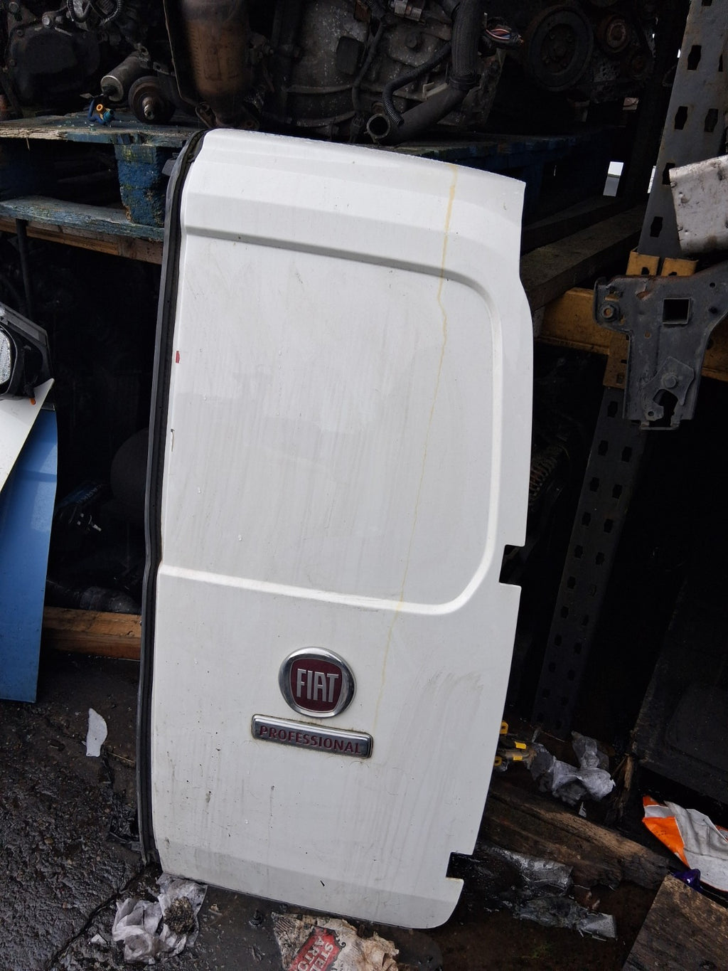 2021 FIAT FIORINO MK3 OSR DRIVER SIDE REAR RIGHT COMPLETE DOOR WHITE