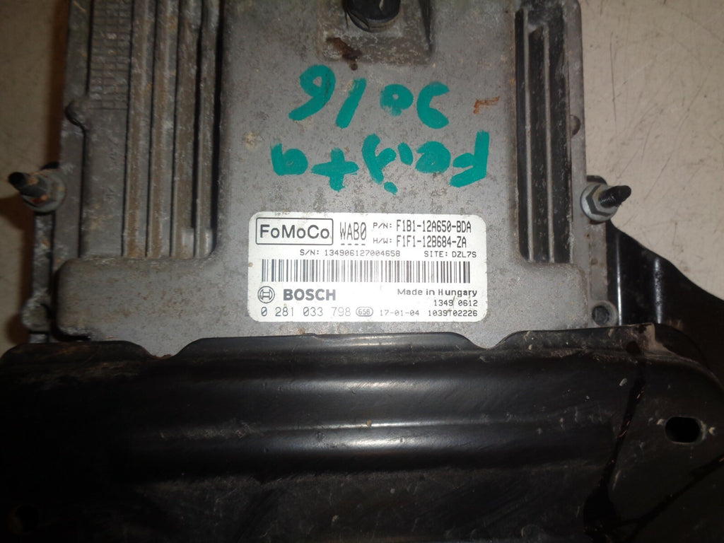 FORD FIESTA MK7 2016 1.5 DIESEL BOSCH ENGINE CONTROL MODULE ECU F1B112A650BDA