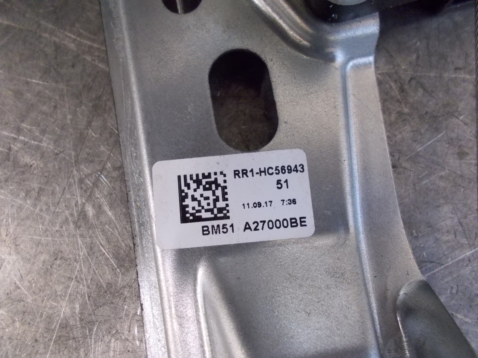 FORD FOCUS 2017 MK3 OSR DRIVER SIDE REAR WINDOW REGULATOR BM51A27000BE