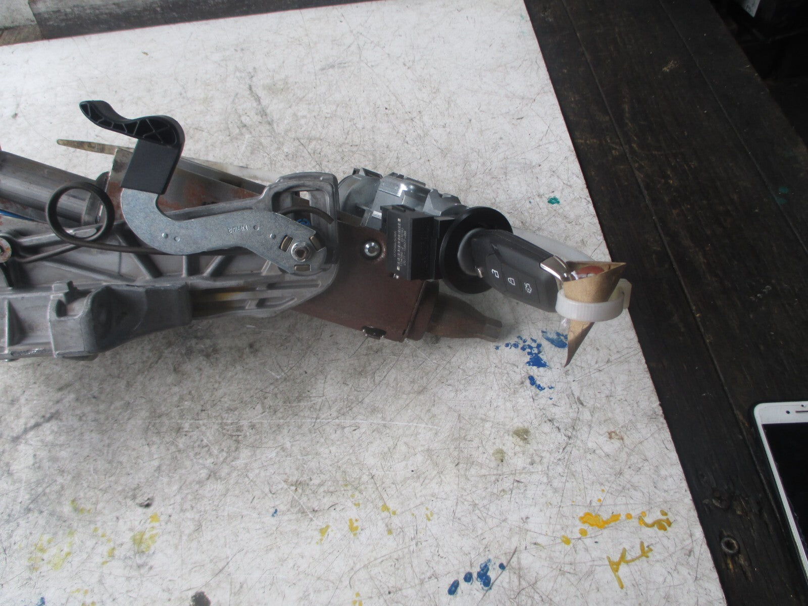 FORD MONDEO 2019 STEERING COLUMN WITH SMART KEY DG9C3G506DM