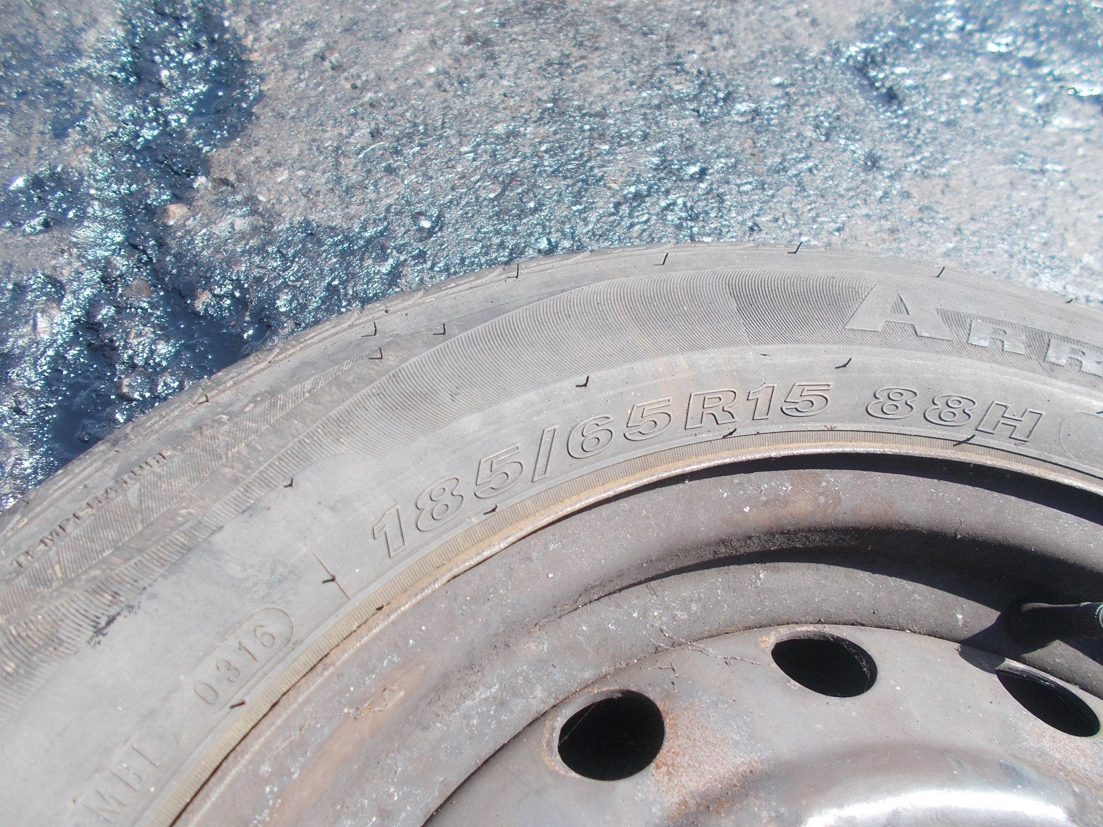 CITROEN XSARA PICASSO ARROWSPEED 4 STUD 14 INCH STEEL WHEEL 185/65 R15 2150740