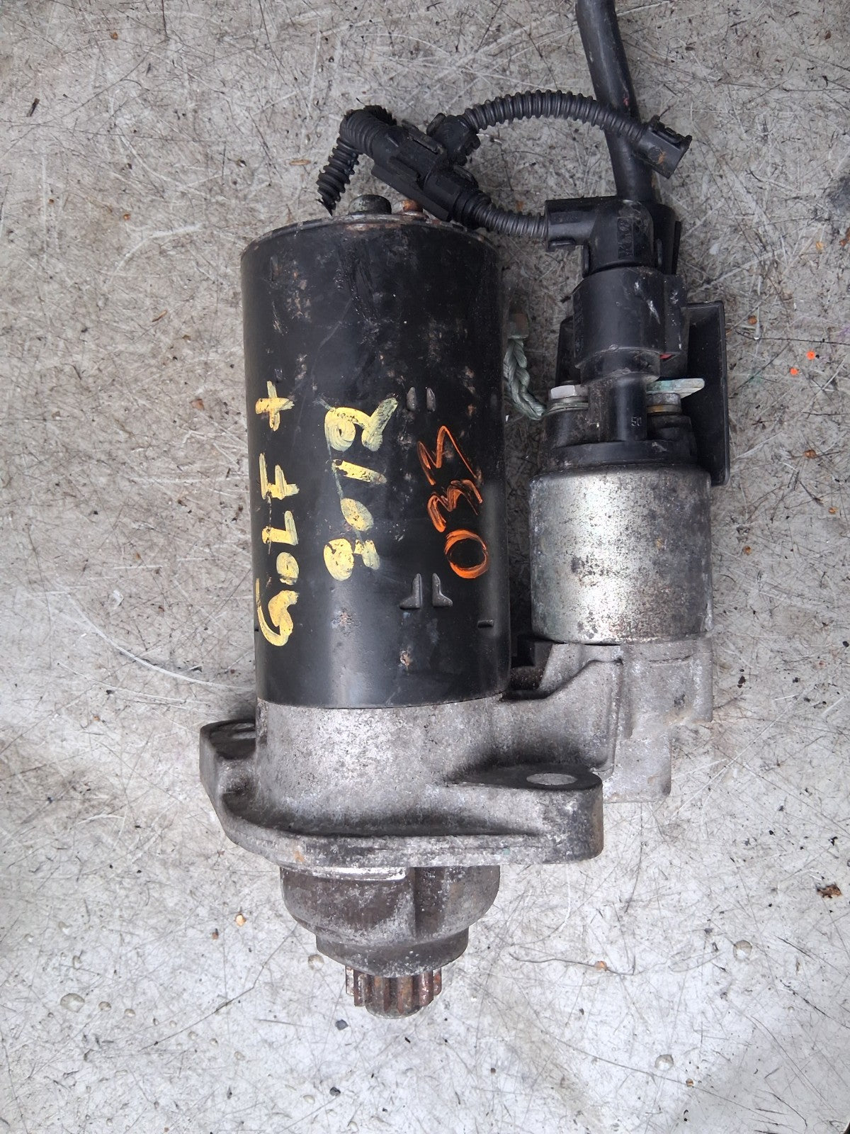 2012 VW VOLKSWAGEN GOLF PLUS STARTER MOTOR