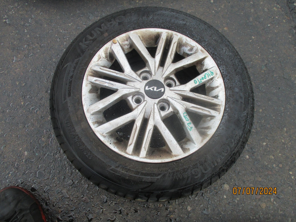 KIA PICANTO MK3 2023 14 INCH ALLOY WHEEL WITH TYRE 175/65R14 52910G6650