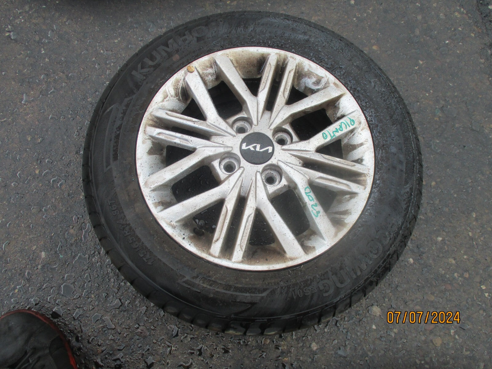 KIA PICANTO MK3 2023 14 INCH ALLOY WHEEL WITH TYRE 175/65R14 52910G6650