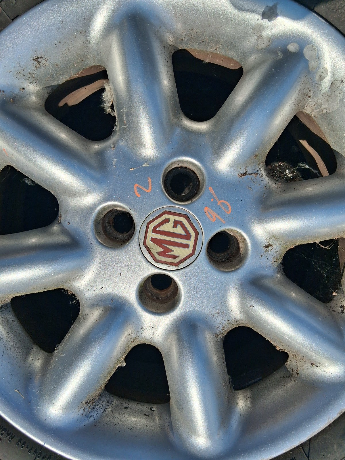 MG MGF 1996 MK1 15 INCH ALLOY WHEEL WITH TYRE 185/55R15