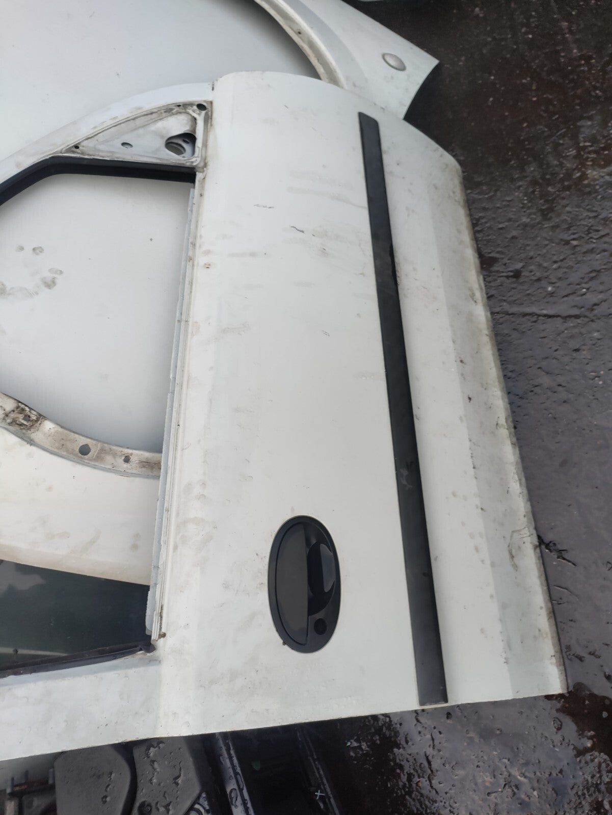 2007 VAUXHALL COMBO C OSF DRIVER SIDE FRONT BARE DOOR WHITE