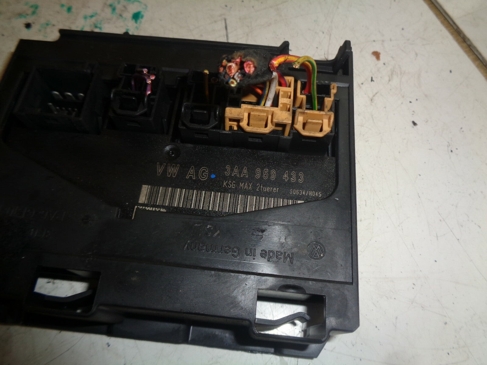 VW VOLKSWAGEN PASSAT CC 2012 COMFORT CONTROL UNIT 3AA959433