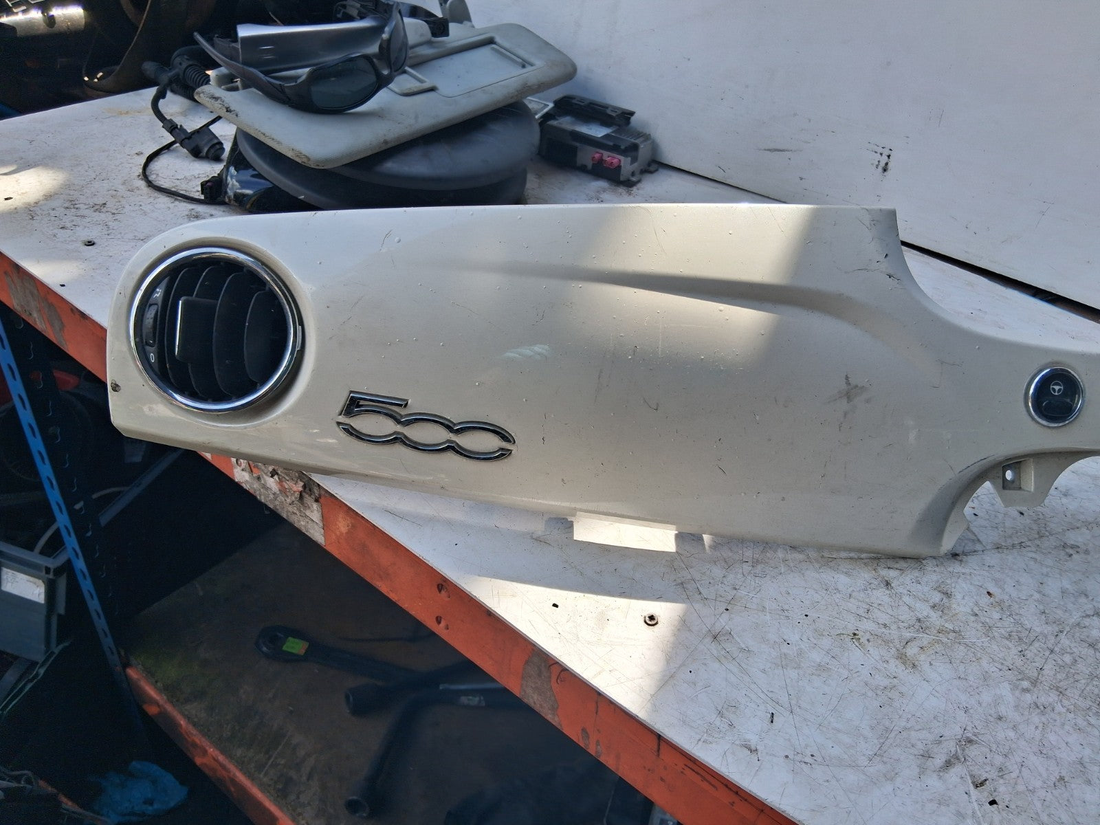 2015 FIAT 500 MK1 FRONT DASHBOARD TRIM AIR VENT SWITCHES PANNEL 735627503