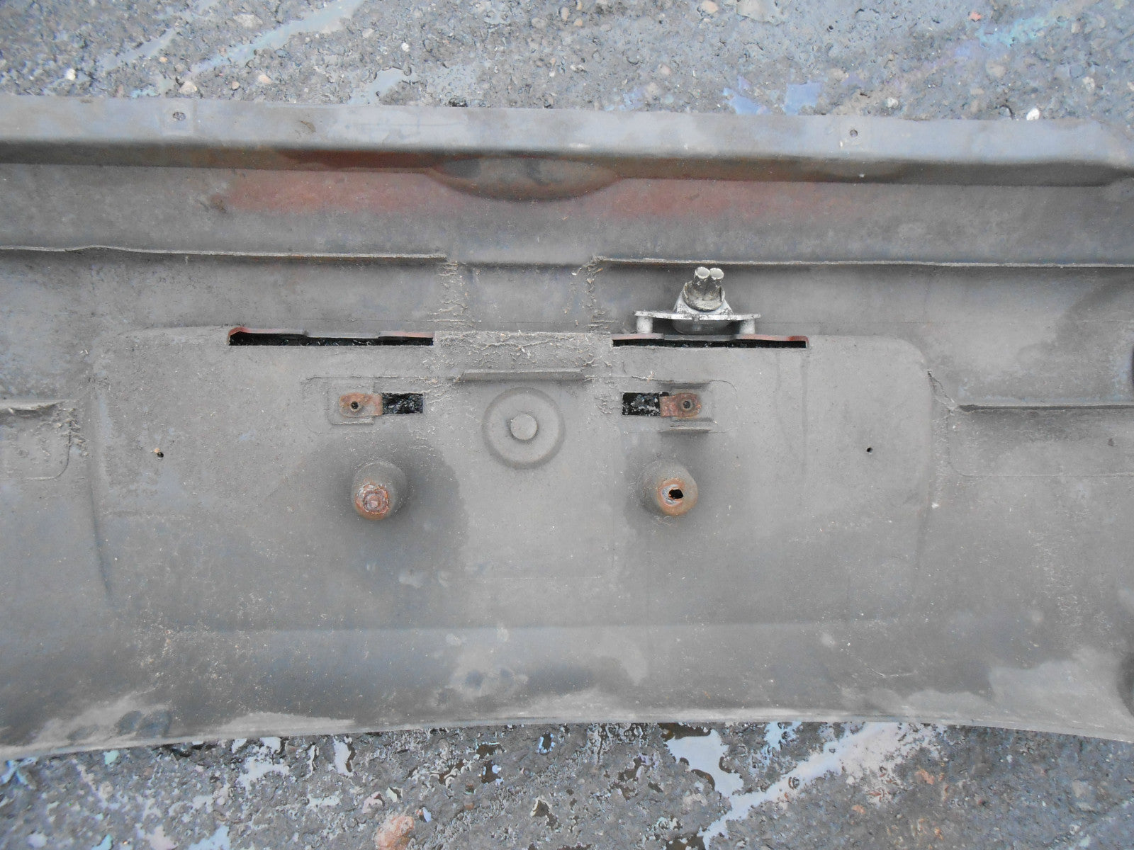 DAWOO MATIZ 1999 COMPLETE REAR BUMPER ORANGE