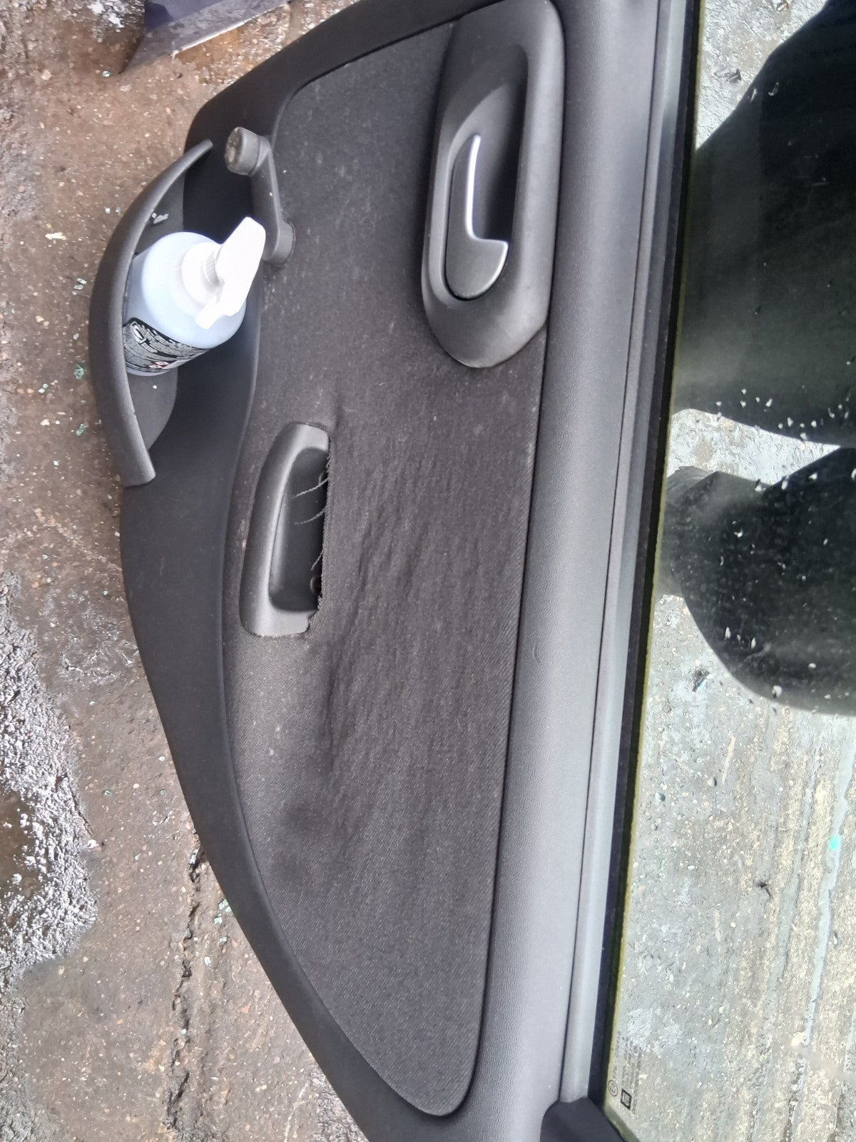 2005 VAUXHALL CORSA C OSR DRIVER SIDE REAR RIGHT COMPLETE DOOR BLUE