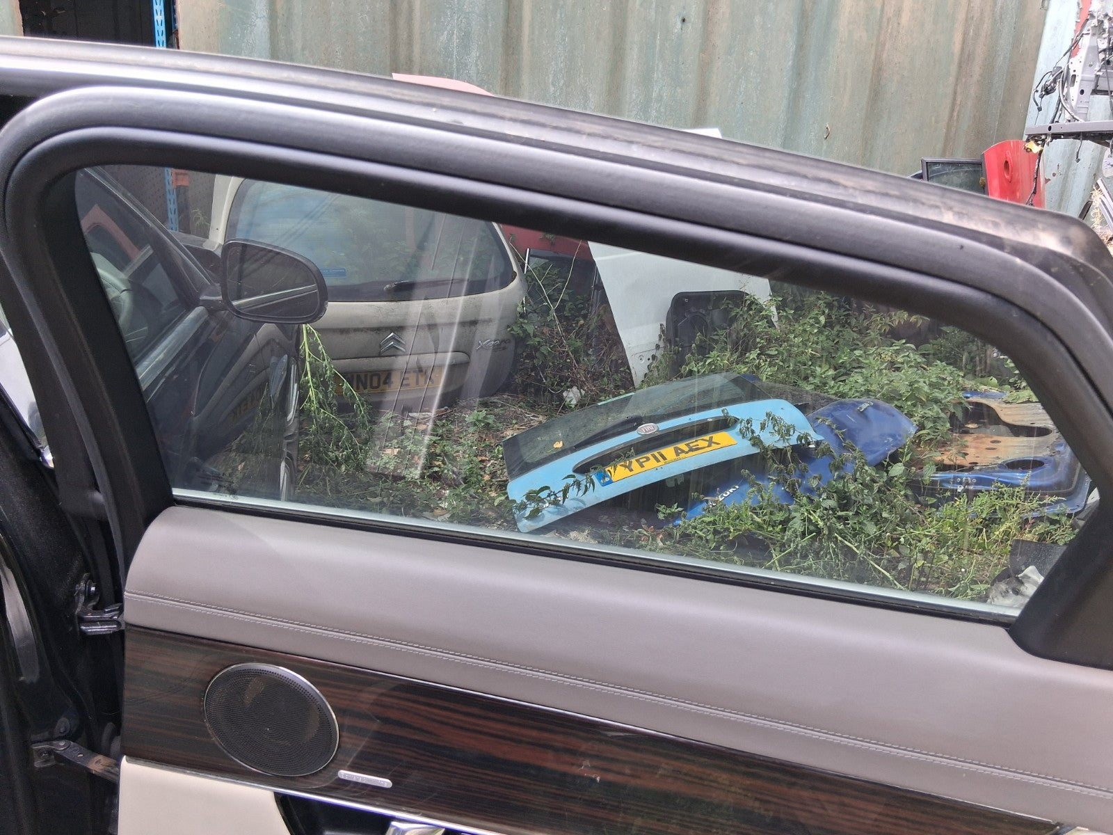 2012 JAGUAR XJ X351 OSR DRIVER SIDE REAR RIGHT WINDOW GLASS