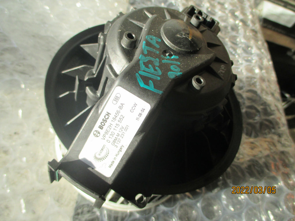 FORD FIESTA MK7 2011 HEATER BLOWER MOTOR FAN 8E2H18456BA
