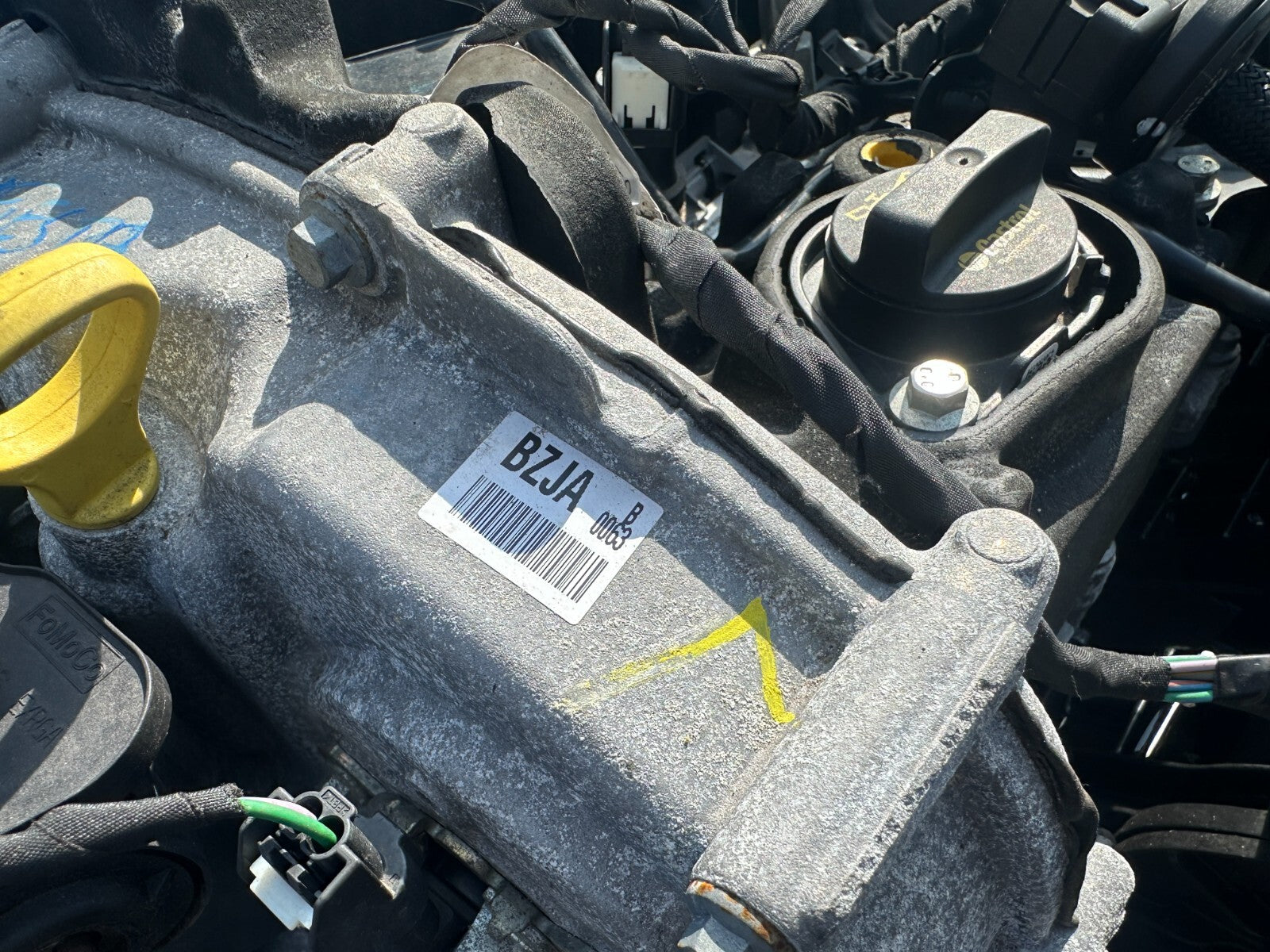 2021 FORD FIESTA MK8 1.0 PETROL ENGINE BARE ECOBOOST BZJA DAMAGED SUMP