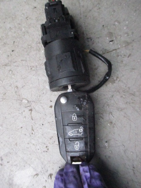 PEUGEOT PARTNER MK3 K9 IGNITION BARREL IMMOBILIZER KEY 9663123380