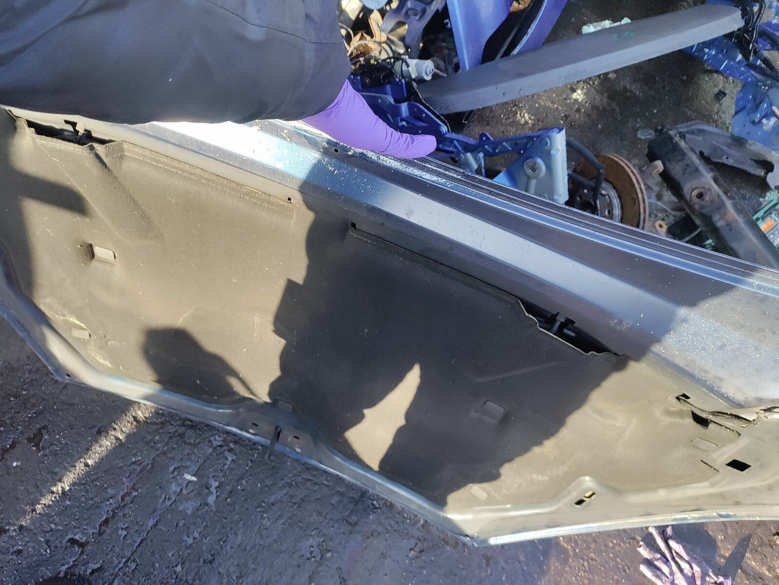 FORD S MAX MK1 2008 FRONT COMPLETE BONNET HOOD PANEL BLUE