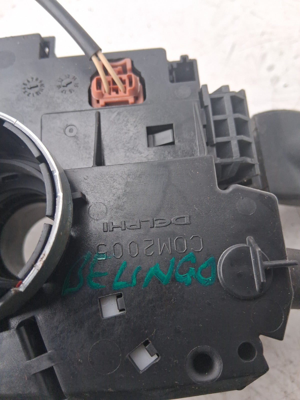 2016 CITROEN BERLINGO WIPER INDICATOR COMBINATION SWITCH STALK SQUIB 98200131XT