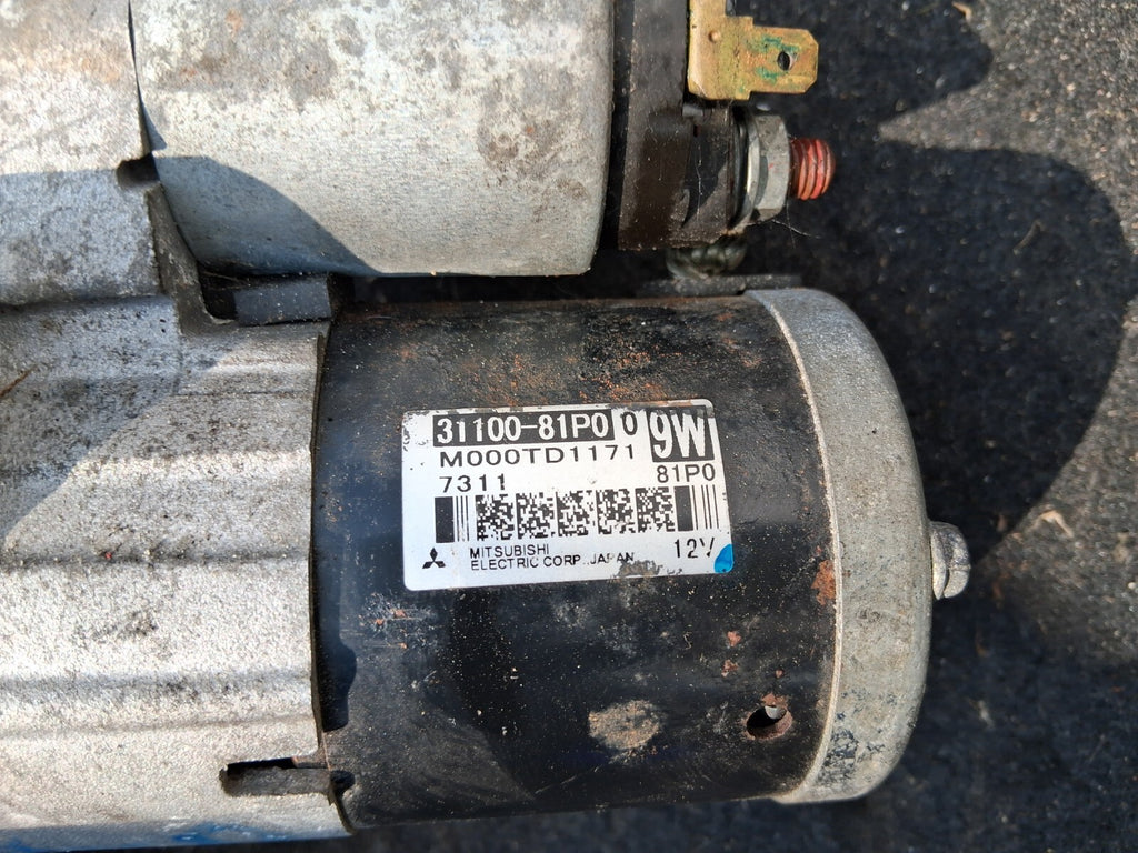 SUZUKI SWIFT MK4 2020 1.2 PETROL STARTER MOTOR 3110081P0