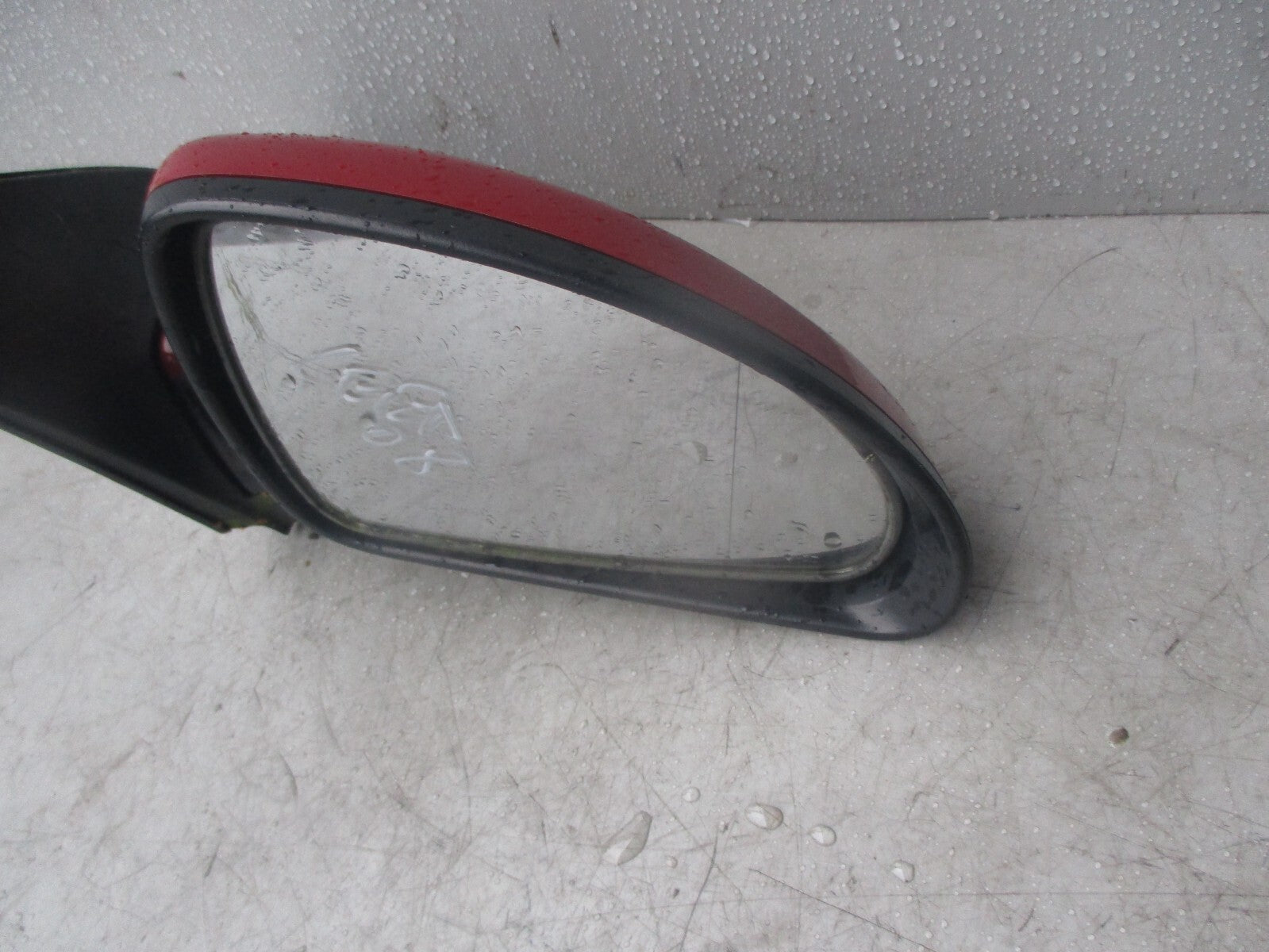 KIA CEED 2008 5 DOOR OS DRIVER SIDE ELECTRIC WING MIRROR IN RED