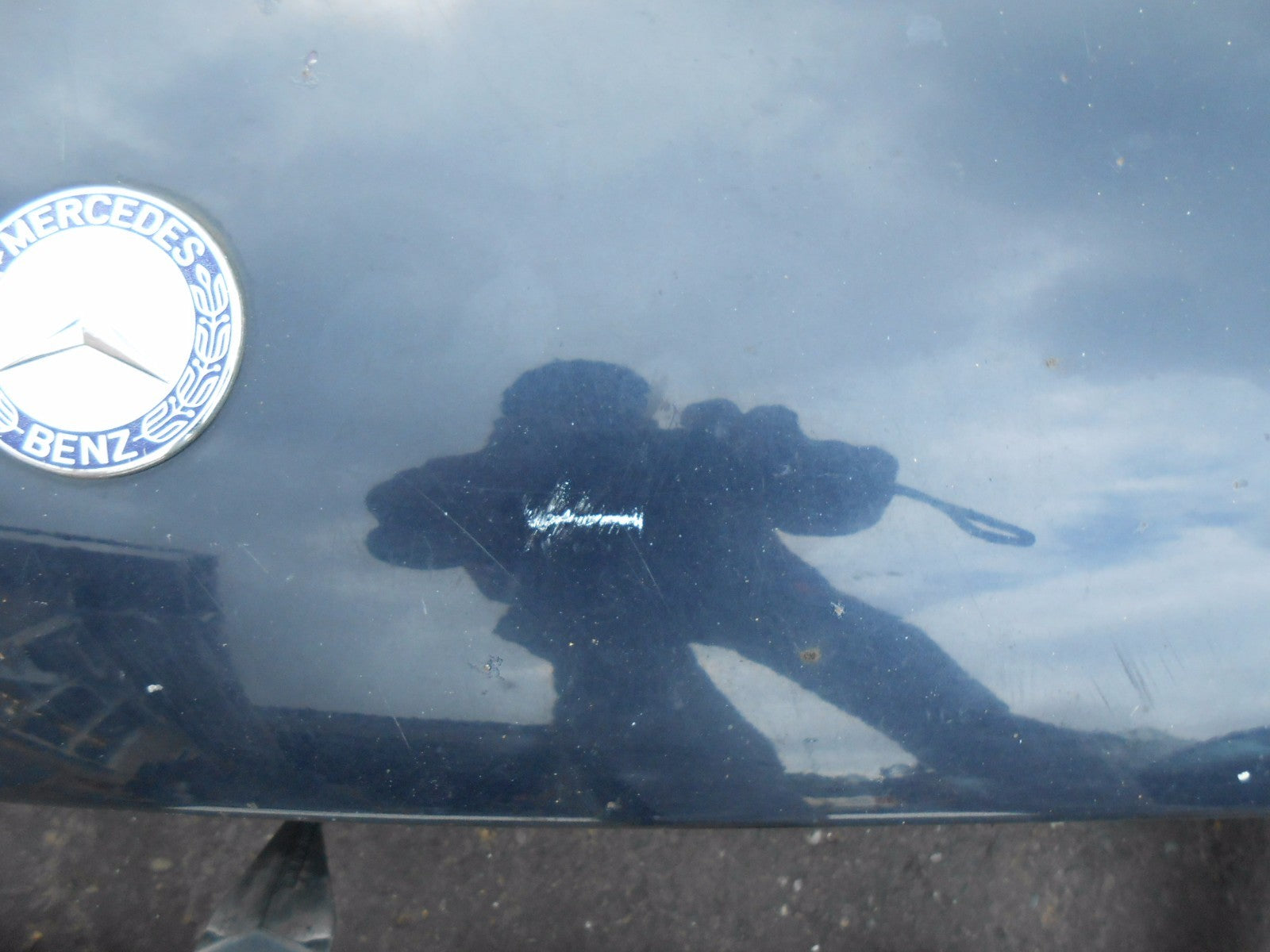 MERCEDES M CLASS ML W163 2002 BONNET BLUE