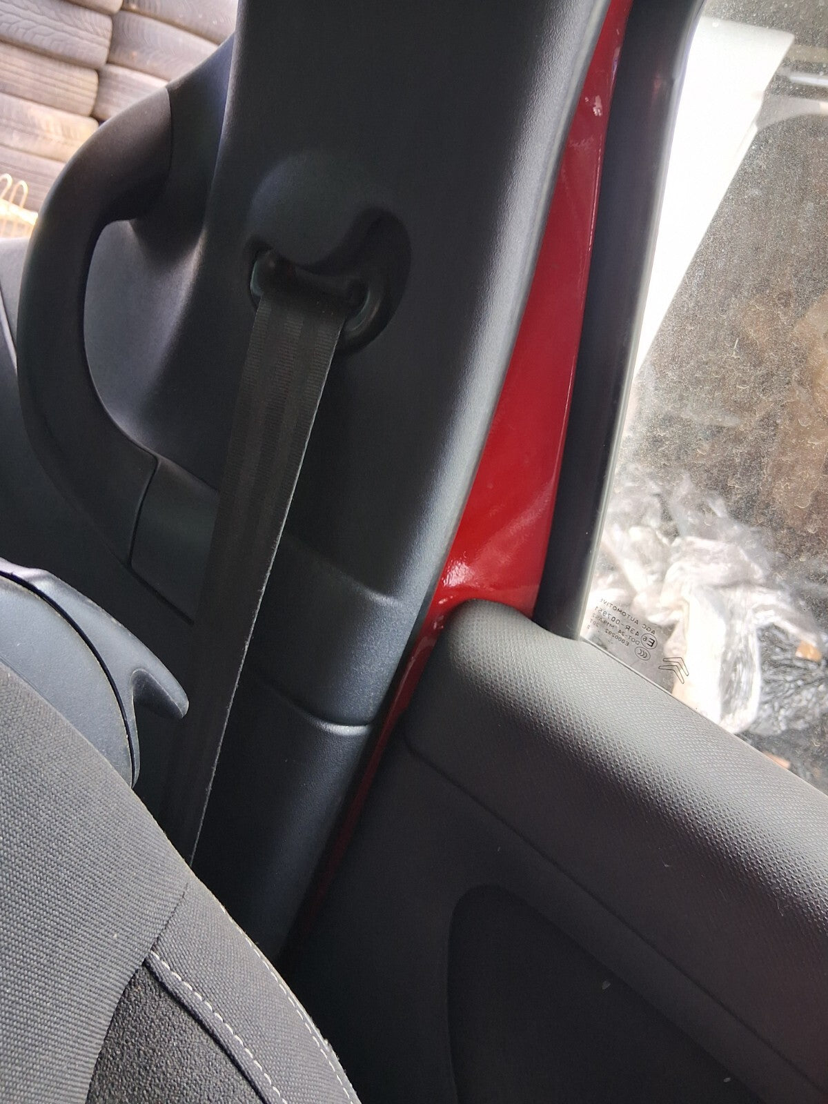 2012 CITROEN DS3 3 DOOR NSF PASSENGER SIDE FRONT LEFT SEAT BELT
