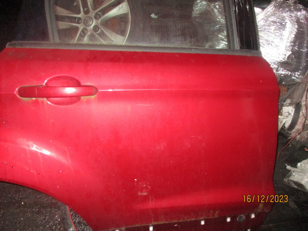 FORD KUGA 2017 MK2 OSR DRIVER SIDE REAR COMPLETE DOOR RUBY RED KD