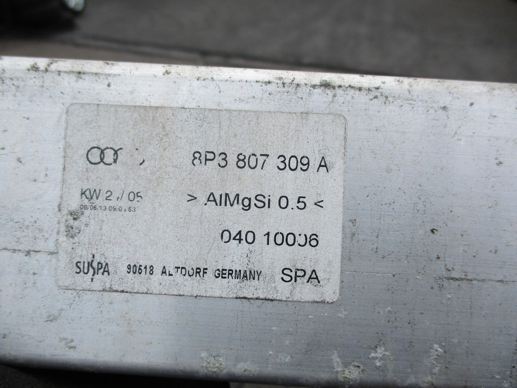 AUDI A3 8P1 MK2 FACELIFT REAR BUMPER IMPACT BAR 8P3807309A