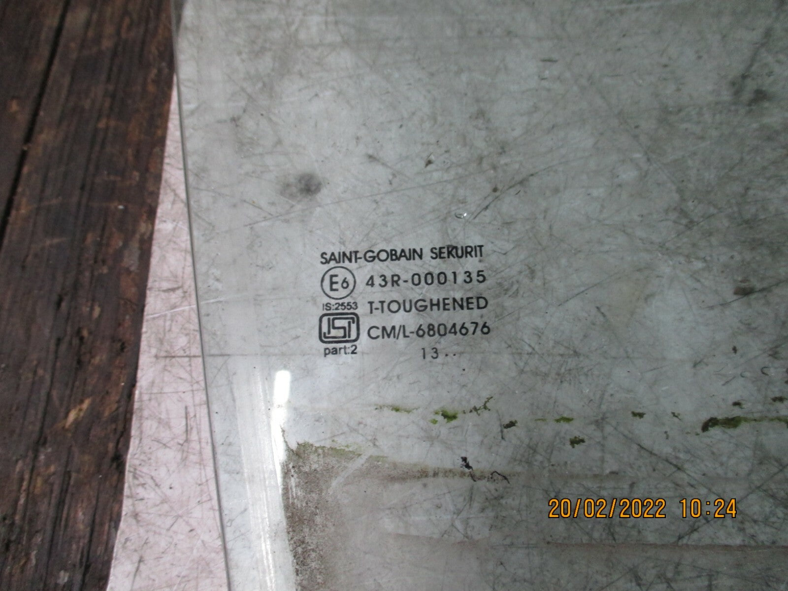 NISSAN MICRA 2014 MK4 FRONT DRIVER SIDE WINDOW GLASS