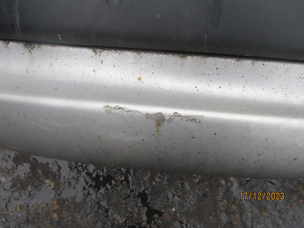 PEUGEOT 207 2009 3 DOOR REAR COMPLETE BUMPER SILVER