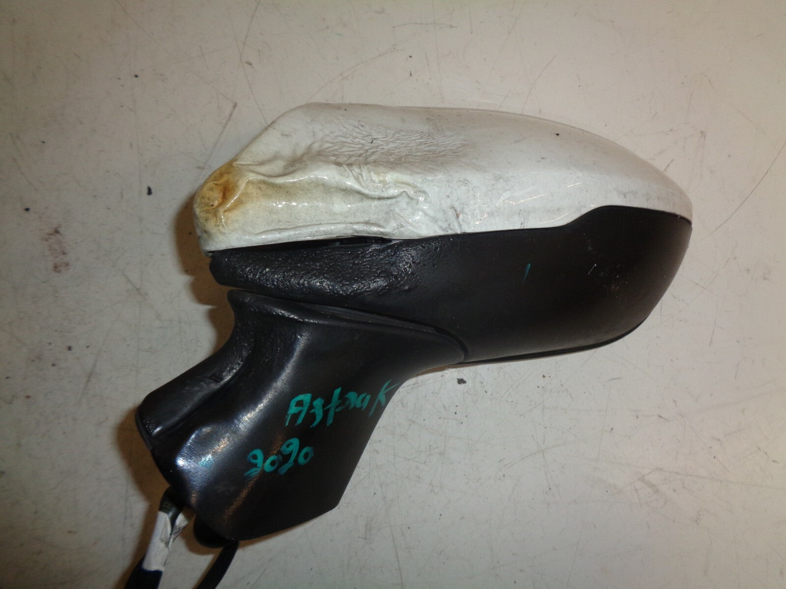 VAUXHALL ASTRA K 2018 NSF PASSENGER SIDE FRONT WING MIRROR DAMAGED WHITE