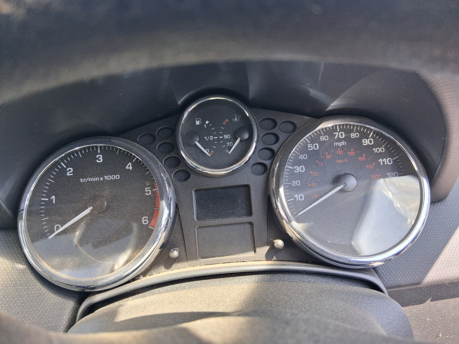 2009 PEUGEOT 207 1.6 DIESEL MANUAL SPEEDO SPEEDOMETER INSTRUMENT CLUSTER GUAGE