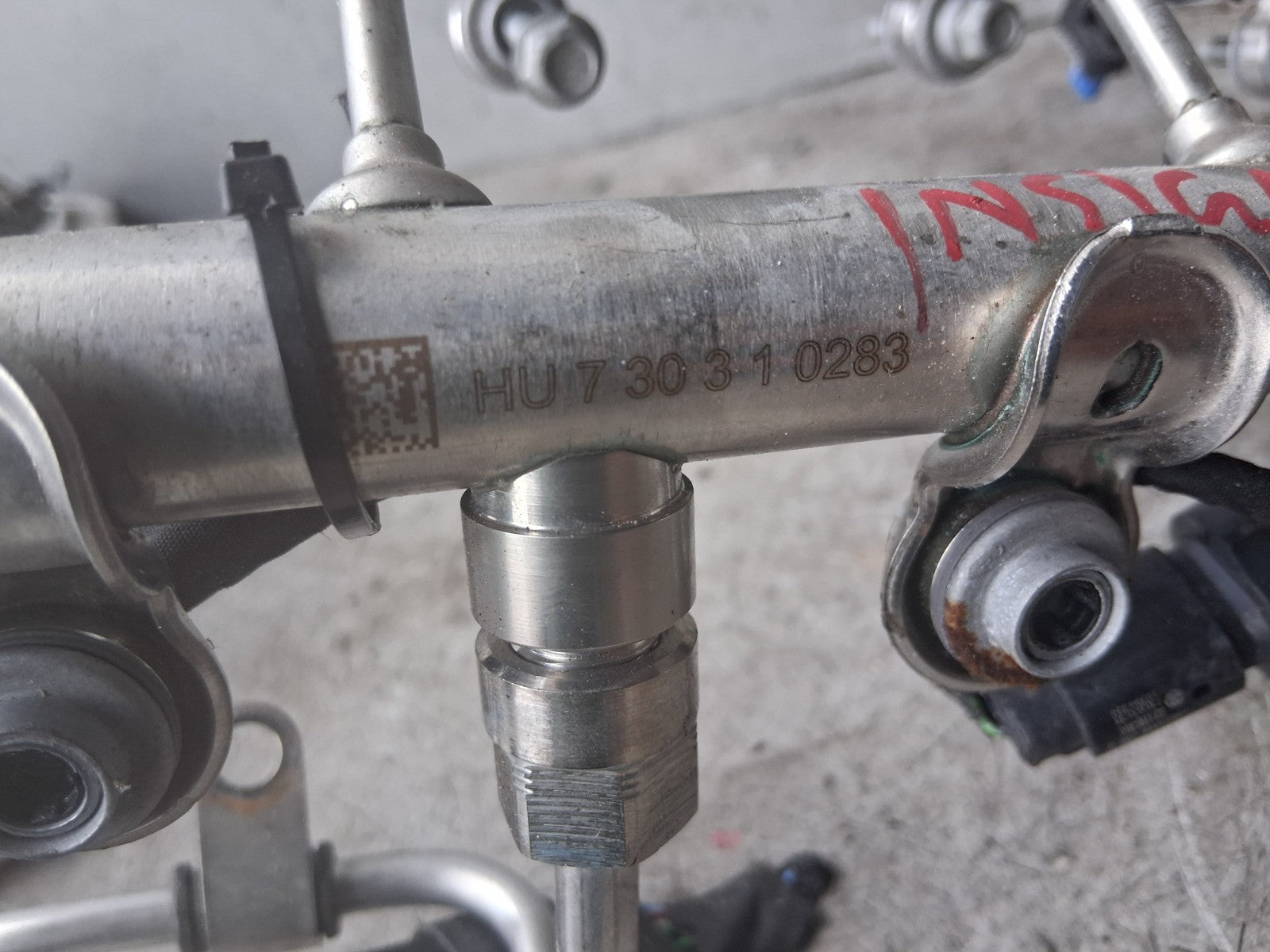 VAUXHALL INSIGNIA B 2017 MK2 FUEL INJECTION RAIL 12684252